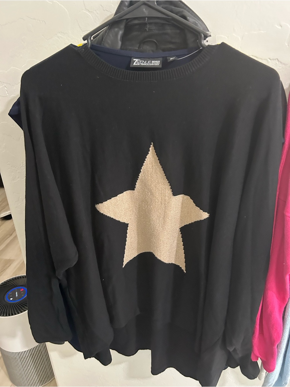 Women's Black Crewneck Sweater Capsule